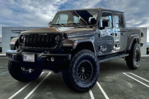 Gray 2025 Jeep Gladiator Willys 4x4 for sale in Indio, CA