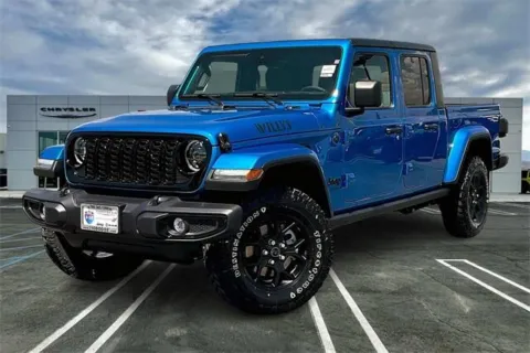 Blue 2025 Jeep Gladiator Willys 4x4 for sale in Indio, CA