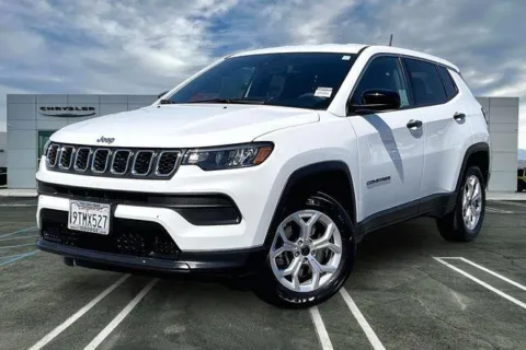 White 2025 Jeep Compass Sport for sale in Indio, CA
