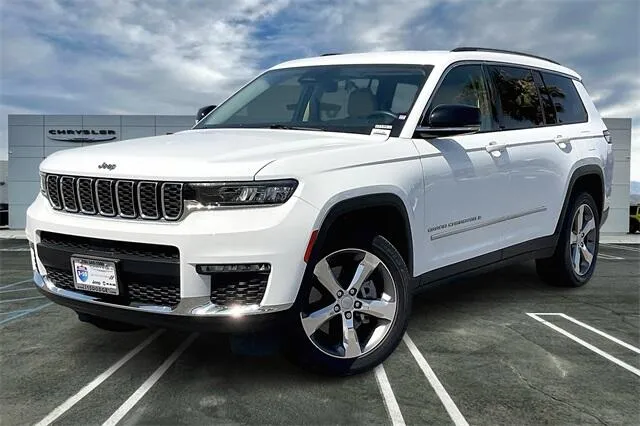 White 2021 Jeep Grand Cherokee L Limited for sale in Indio, CA