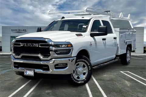 White 2025 Ram 2500 Tradesman Crew Cab 4x2 8' Box for sale in Indio, CA