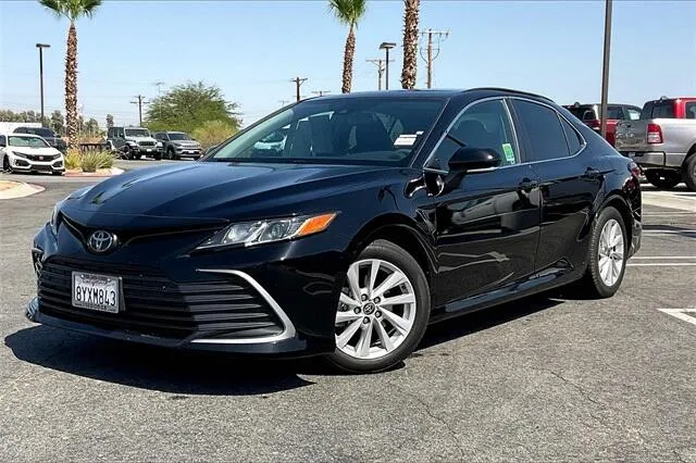Black 2022 Toyota Camry LE for sale in Indio, CA