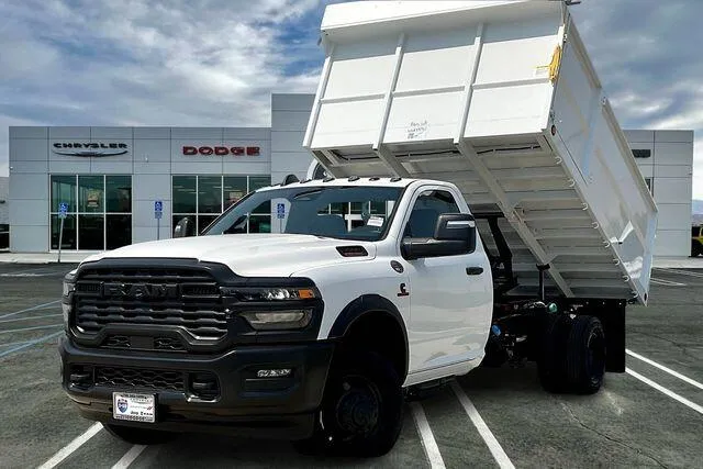 White 2025 Ram 3500 Chassis Cab 3500 Tradesman Chassis Regular Cab 4x4 84' Ca for sale in Indio, CA