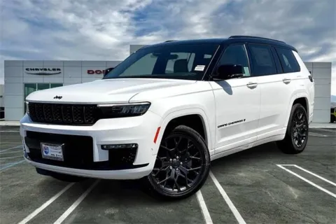 White 2025 Jeep Grand Cherokee L Grand Cherokee Summit 4x4 for sale in Indio, CA