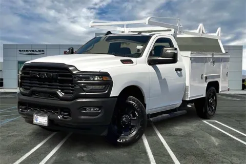 White 2025 Ram 2500 Tradesman Regular Cab 4x2 8' Box for sale in Indio, CA