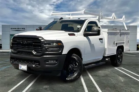 White 2025 Ram 2500 Tradesman Regular Cab 4x2 8' Box for sale in Indio, CA