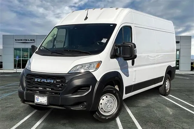 White 2023 Ram ProMaster Cargo Van High Roof for sale in Indio, CA