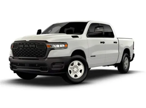 White 2026 Ram 1500 Tradesman Crew Cab 4x4 5'7' Box for sale in Indio, CA
