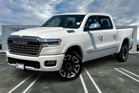 White 2026 Ram 1500 Limited Crew Cab 4x4 5'7' Box for sale in Indio, CA