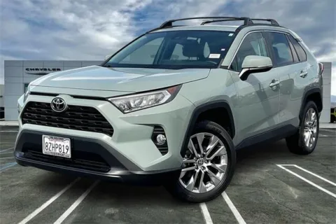 Gray 2021 Toyota RAV4 XLE Premium for sale in Indio, CA
