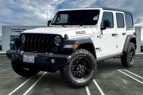White 2021 Jeep Wrangler Willys for sale in Indio, CA