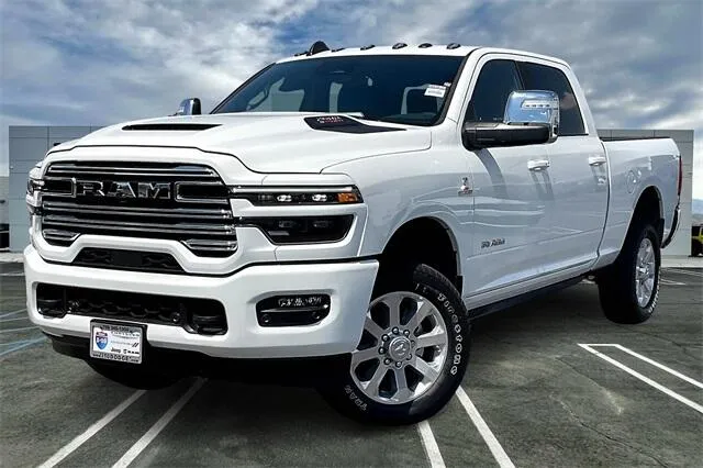 White 2026 Ram 2500 Laramie Crew Cab 4x4 6'4' Box for sale in Indio, CA