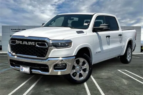 White 2026 Ram 1500 Big Horn Crew Cab 4x4 5'7' Box for sale in Indio, CA