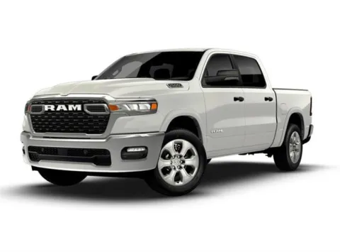 White 2026 Ram 1500 Big Horn Crew Cab 4x4 5'7' Box for sale in Indio, CA