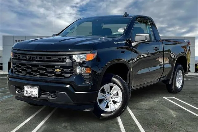 Black 2025 Chevrolet Silverado 1500 WT for sale in Indio, CA