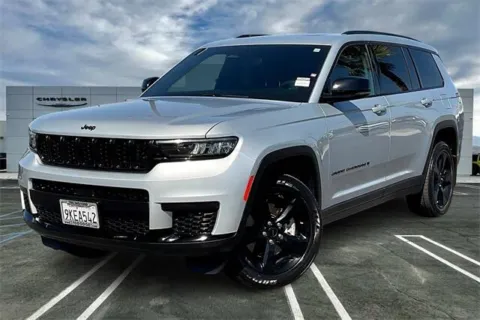Silver 2023 Jeep Grand Cherokee L Altitude for sale in Indio, CA