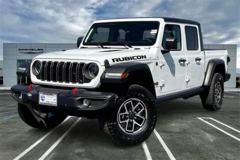 White 2025 Jeep Gladiator Rubicon 4x4 for sale in Indio, CA