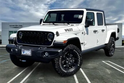 White 2025 Jeep Gladiator Willys 4x4 for sale in Indio, CA