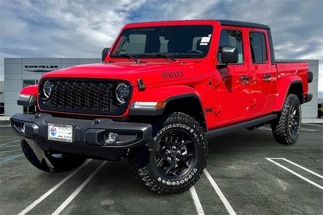 Red 2025 Jeep Gladiator Willys 4x4 for sale in Indio, CA