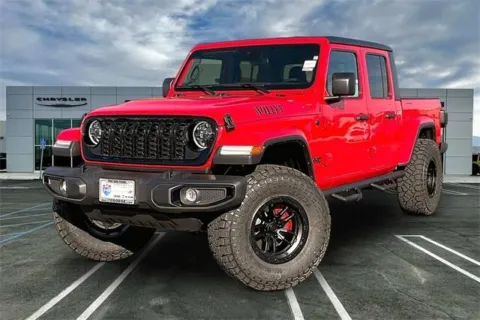 Red 2025 Jeep Gladiator Willys 4x4 for sale in Indio, CA