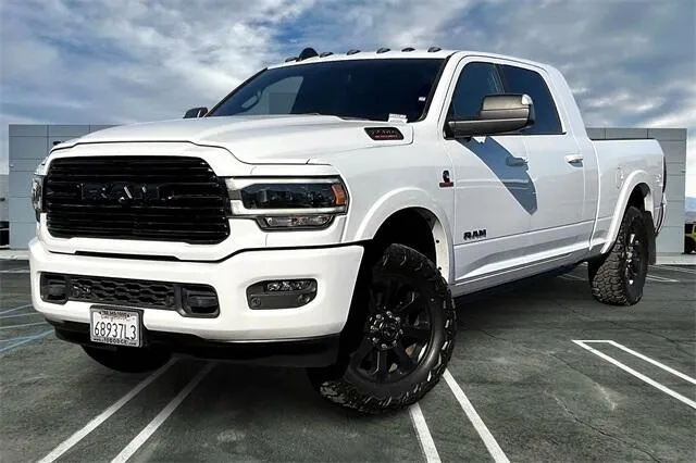 White 2022 Ram 3500 Laramie for sale in Indio, CA