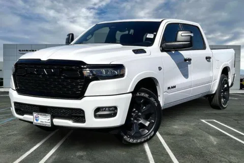 White 2026 Ram 1500 Big Horn Crew Cab 4x4 5'7' Box for sale in Indio, CA