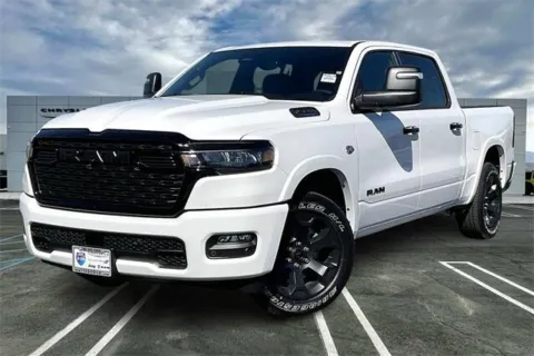 White 2026 Ram 1500 Big Horn Crew Cab 4x4 5'7' Box for sale in Indio, CA