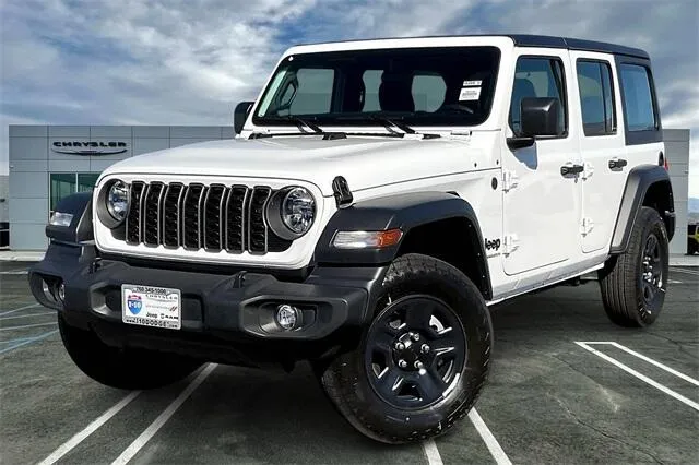 White 2026 Jeep Wrangler 4-door Sport for sale in Indio, CA