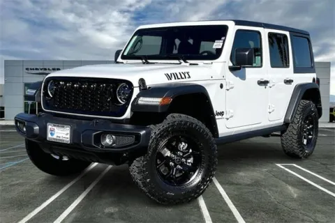 White 2026 Jeep Wrangler 4-door Willys for sale in Indio, CA