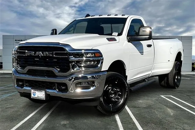 White 2026 Ram 3500 Tradesman Regular Cab 4x4 8' Box for sale in Indio, CA