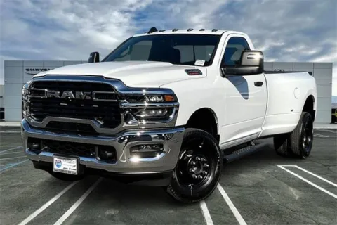 White 2026 Ram 3500 Tradesman Regular Cab 4x4 8' Box for sale in Indio, CA