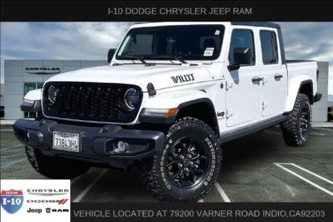 White 2025 Jeep Gladiator Willys for sale in Indio, CA