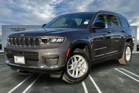 Gray 2025 Jeep Grand Cherokee L aredo 4x4 for sale in Indio, CA