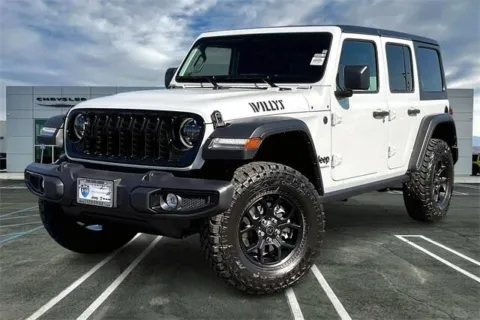 White 2026 Jeep Wrangler 4-door Willys for sale in Indio, CA