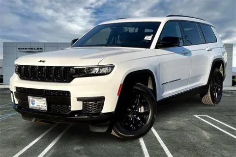 White 2024 Jeep Grand Cherokee L Altitude for sale in Indio, CA