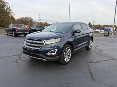 Blue 2017 Ford Edge Titanium for sale in Boiling Springs, SC