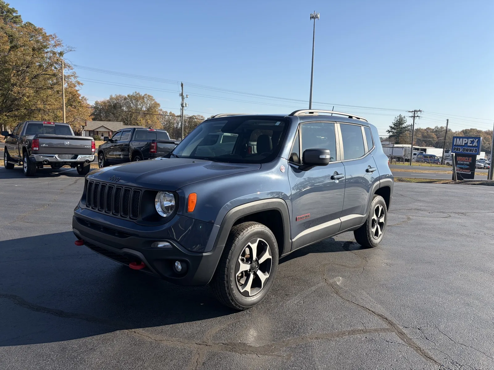 Blue 2020 Jeep Renegade Trailhawk for sale in Boiling Springs, SC