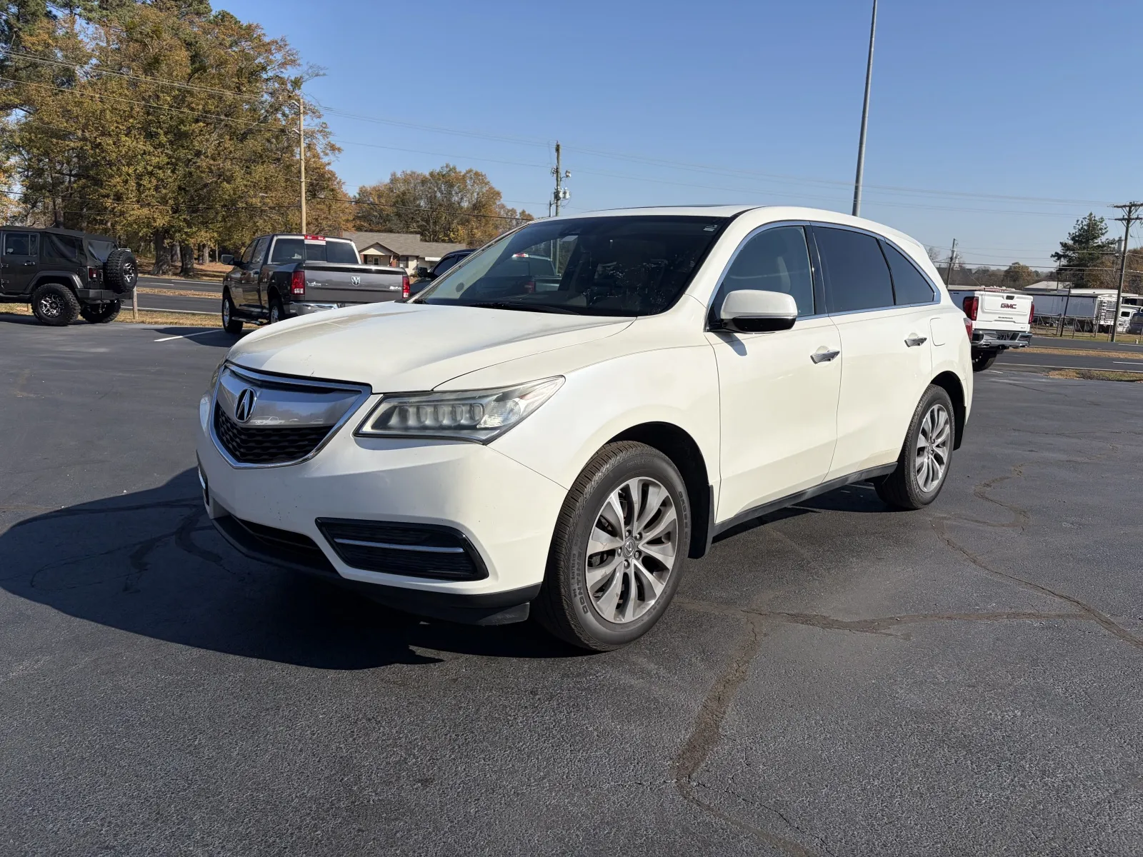 White 2016 Acura MDX w/Tech for sale in Boiling Springs, SC