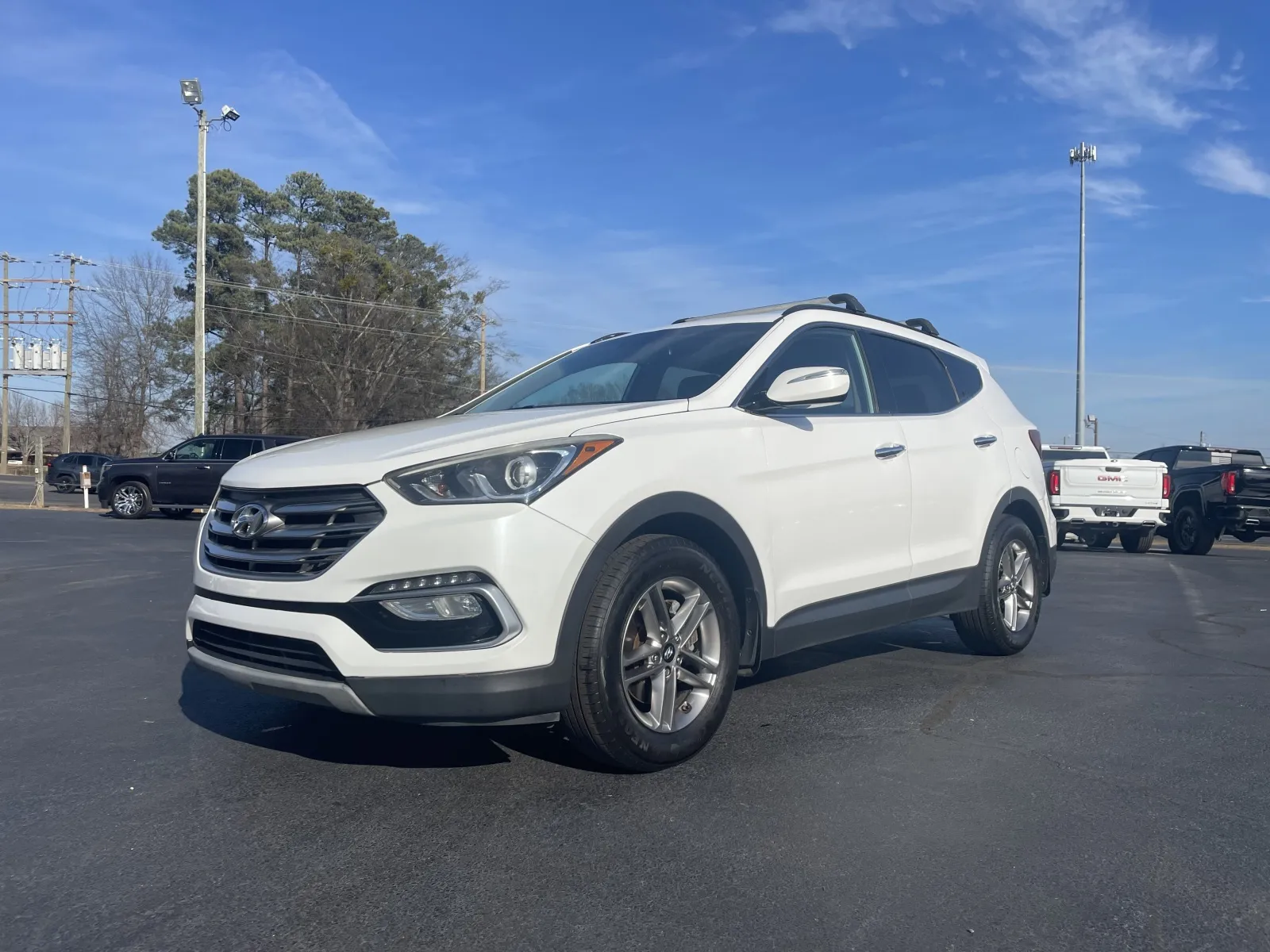 White 2018 Hyundai SANTA FE Sport 2.4L for sale in Boiling Springs, SC