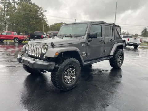 Gray 2016 Jeep Wrangler Unlimited Sahara for sale in Boiling Springs, SC