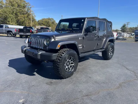 Gray 2016 Jeep Wrangler Unlimited Sahara for sale in Boiling Springs, SC