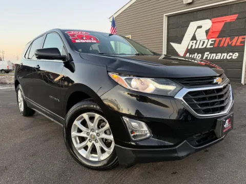 Black 2019 CHEVROLET EQUINOX LT for sale in Crown Point, IN