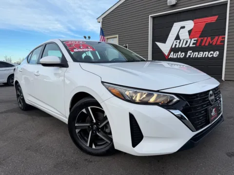 White 2024 NISSAN SENTRA SV for sale in Crown Point, IN