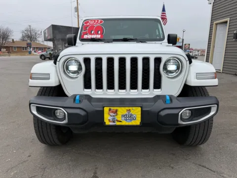 Another view of 2023 JEEP WRANGLER SAHARA 4XE for sale in Crown Point, IN at Ride Time Auto Finance Crown Point