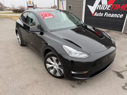 Photos of 2023 TESLA MODEL Y BASE for sale in Crown Point, IN at Ride Time Auto Finance Crown Point