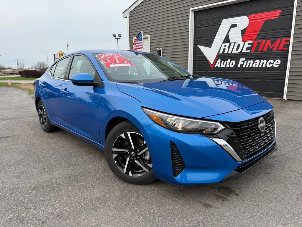 Blue 2025 NISSAN SENTRA SV for sale in Crown Point, IN