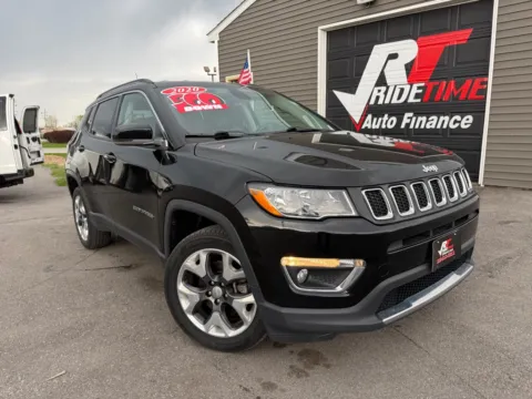 Black 2020 JEEP COMPASS LIMITED for sale in Crown Point, IN