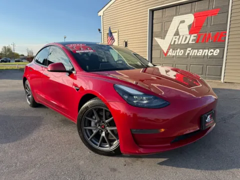 Red 2022 TESLA MODEL 3 LONG RANGE for sale in Crown Point, IN