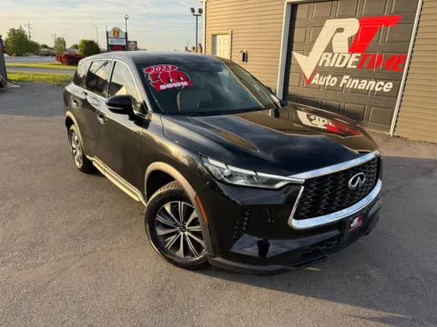 Photos of 2023 INFINITI QX60 PURE for sale in Crown Point, IN at Ride Time Auto Finance Crown Point