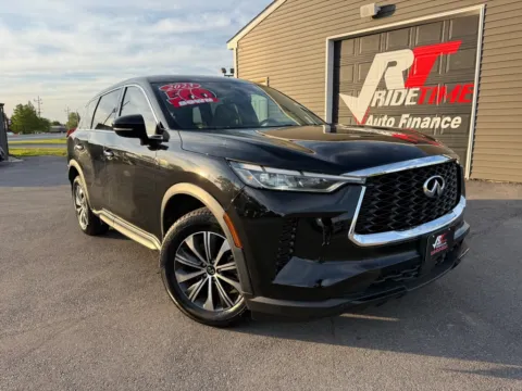 Black 2023 INFINITI QX60 PURE for sale in Crown Point, IN
